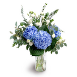 Blue Memories Flower In Vase