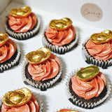 Gold Ingot Cupcakes - Islandwide Delivery