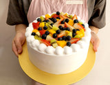 Korean Fresh Cream Cake: Mixed Fruit Cake