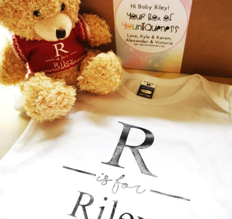 Personalised Beary Sweet Gift Set - Romper + Bear