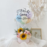 Sunflower and Fillers Personalized Hot Air Balloon
