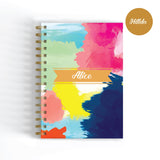 Watercolour Abstract 1.0 - A5 Wire-O Personalised Notebook
