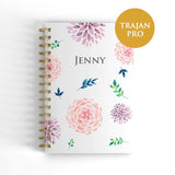 Happy Posies - A5 Wire-O Personalised Notebook