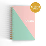 Minimalist Triangle - A5 Wire-O Personalised Notebook