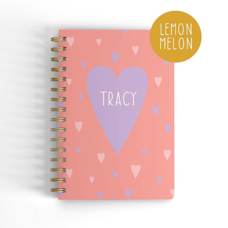 Heart to Heart - A5 Wire-O Personalised Notebook