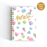 Diamonds A5 Personalised Notebook
