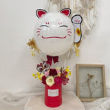[CNY 2023] 3D Petite Fortune Cat with Fresh Flowers | (On-demand Delivery)
