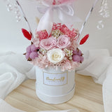 Pink & White Everlasting Personalized Hot Air Balloon