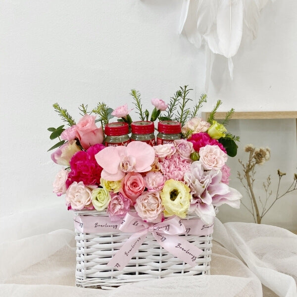 Birdnest Floral Basket (3 Birdnest)