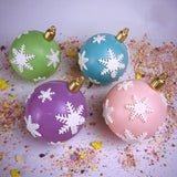 Christmas 2023 Smash Baubles (Chocolate Shell) in Assorted Colors