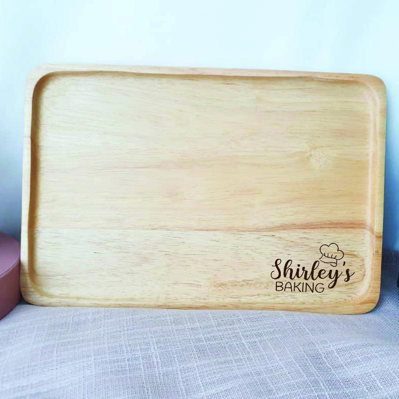 Personalized Wooden Serving Tray