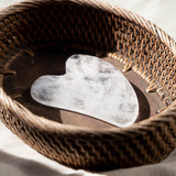 Natural Crystal Guasha  - Clear Quartz