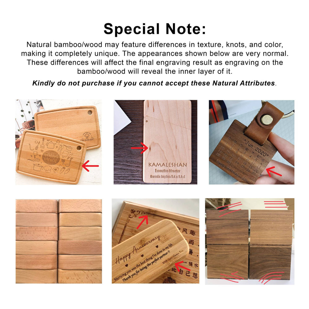 Personalized Wooden Mock Up Cheque | Giftr - Singapore's Leading Online ...