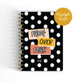 Faith Over Fear Motivational Personalised Gift Set