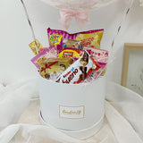 [Jumbo] Snack Box Personalized Hot Air Balloon (Pink & White)