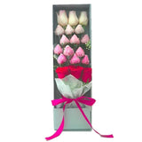 Pink Kiss Flower and Strawberry Bouquet