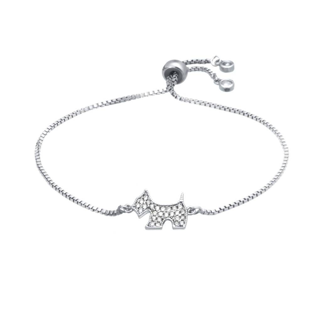 Kelvin Gems Luna Puppy Adjustable Bracelet