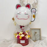 [CNY 2023] 3D Regular Fortune Cat - (Fresh Flowers) | (On-demand Delivery)