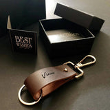 Personalised Stylish Leather Keychain