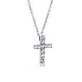Kelvin Gems Holy Cross Pendant Necklace Made With Swarovski Zirconia