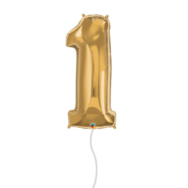 Gold Number Balloon [0-9]