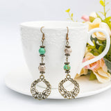 Bird & Floral Necklace Earring Set