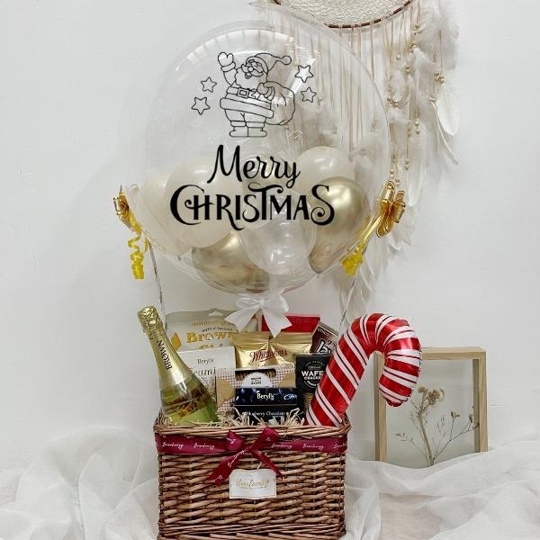 [Jumbo] Christmas Gourmet Personalized Hot Air Balloon Hamper