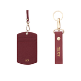 Personalized Bundle Set - ID Cardholder Lanyard & Keychain - Self Pick Up