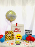 Anniversary Balloon Surprise Box With Lights