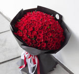99 Roses Flower Bouquet with Rose Color Selections