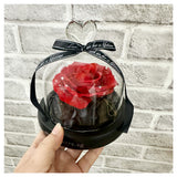 My One and Only (Preserved Rose in Glass Dome with Fairy Lights)