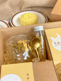 Delightful 月夕花朝 | Personalized Gift Box With Cups, Flower Tea, Cutlery & Mooncake (Mooncake Festival 2023)