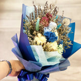 Azure - Preserve Flowers Hand Bouquet