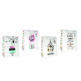 Birthday Gift Bag (Small) - 4 Assorted Designs (Set of 6)