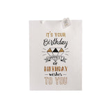 Birthday Gift Bag (Small) - 4 Assorted Designs (Set of 6)