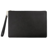 Personalized Large Saffiano Pouch - Black - Self Pick Up