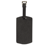 Personalized Saffiano Luggage Tag - Black