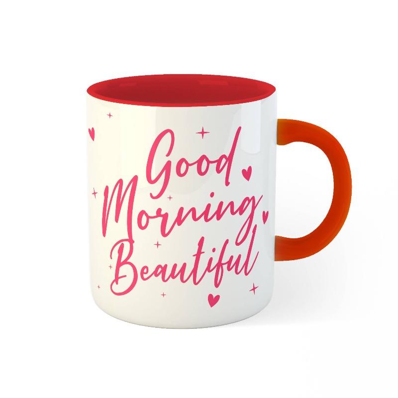 Good Morning Handsome, Good Morning Gorgeous, Personalized Heart Shape -  PersonalFury
