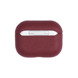 Personalized Saffiano Airpods Pro Case Cover - Burgundy - Self Pick Up