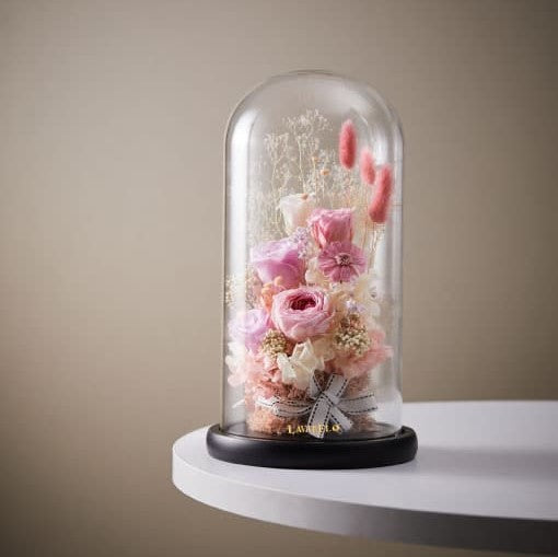 Candace Preserved Flower in Glass Dome