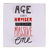 Card - Age Is Just A Number Birthday (Set of 4)