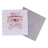 Card - Today's All About You Birthday (Set of 4)