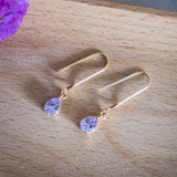 Luxe Purple-Tanzanite Purple Handmade Earring