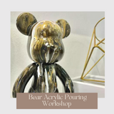Bear Acrylic Pouring Workshop | Bring home 2 items