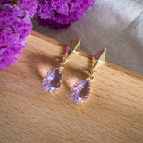 Luxe Purple-Pink Blue Handmade Earring