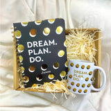 Dream. Plan. Do. Motivational Personalised Gift Set