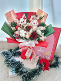 Christmas Jolly Reindeer Preserved Flower Bouquet [Christmas 2023 | New Year 2024]