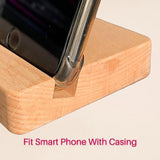 Portable Premium Wood Mobile Phone Stand With Gift Box
