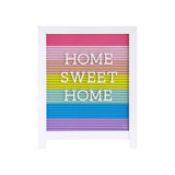 Easel Letterboard - Rainbow Pride with White Frame