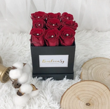 Valentine's Day 2024 Everlasting Diamanté Red Bloom Box